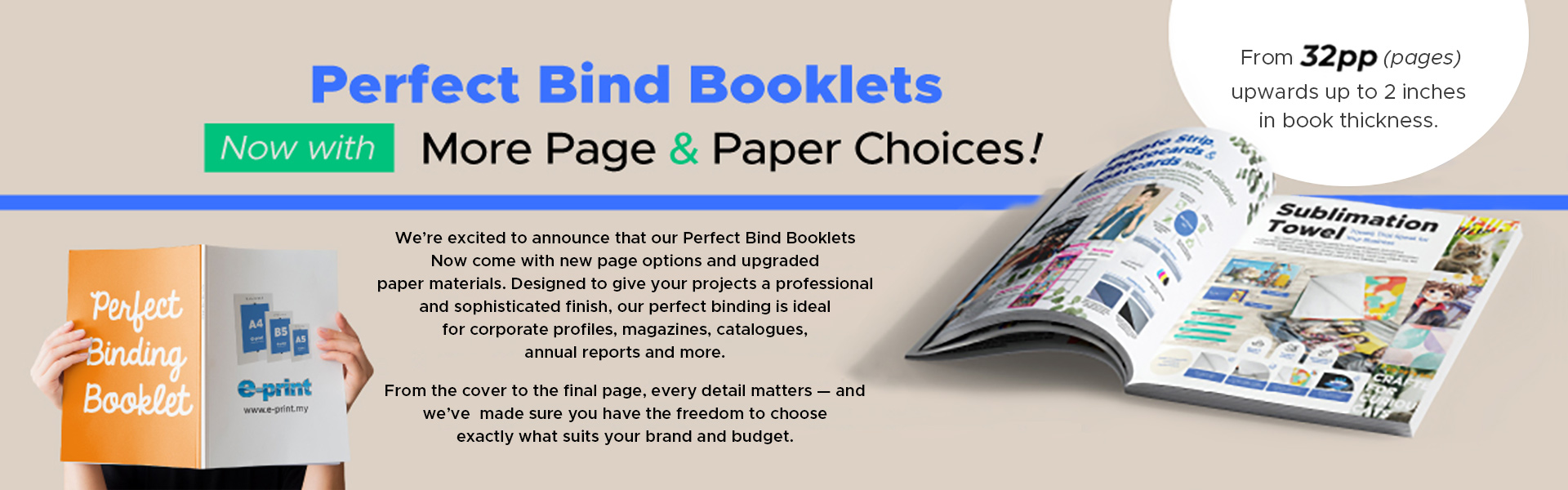 perfect bind booklets
